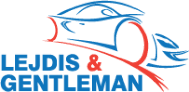 Logo OSK Lejdis & Gentleman – szkoła jazdy w Warszawie.