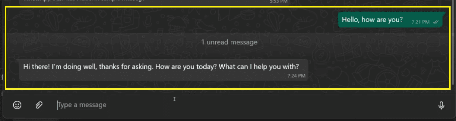 7.1 see whatsapp trigger and action