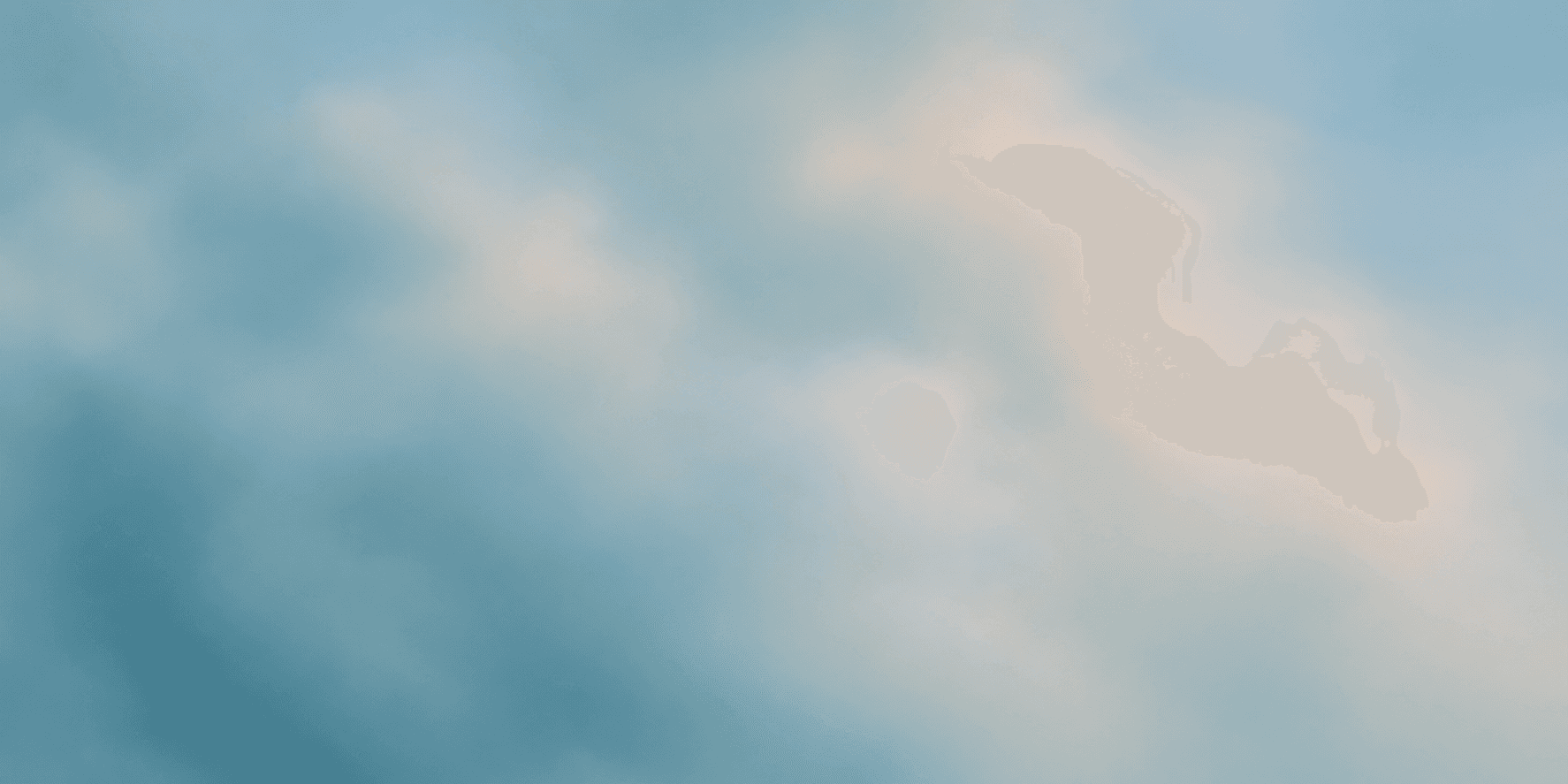 Abstract streaks of clouds against a blue sky