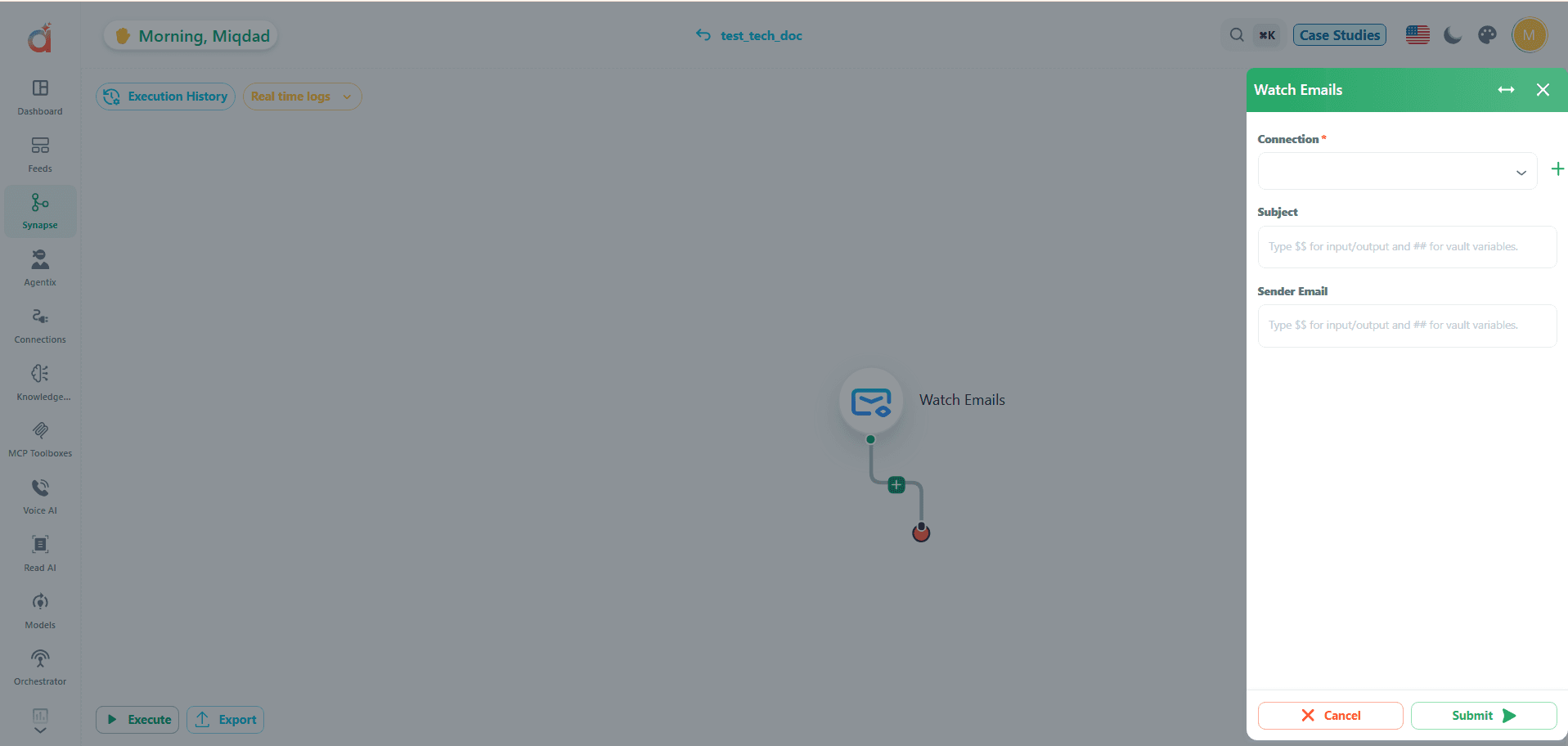 AIRA Hyperautomation product screenshot