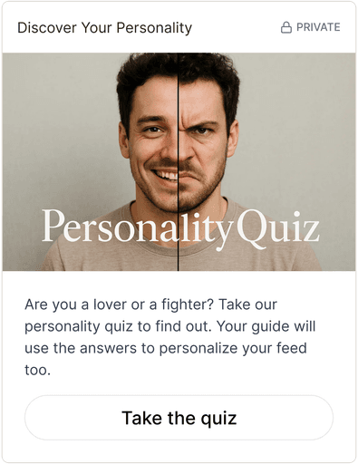 Innermost feed content