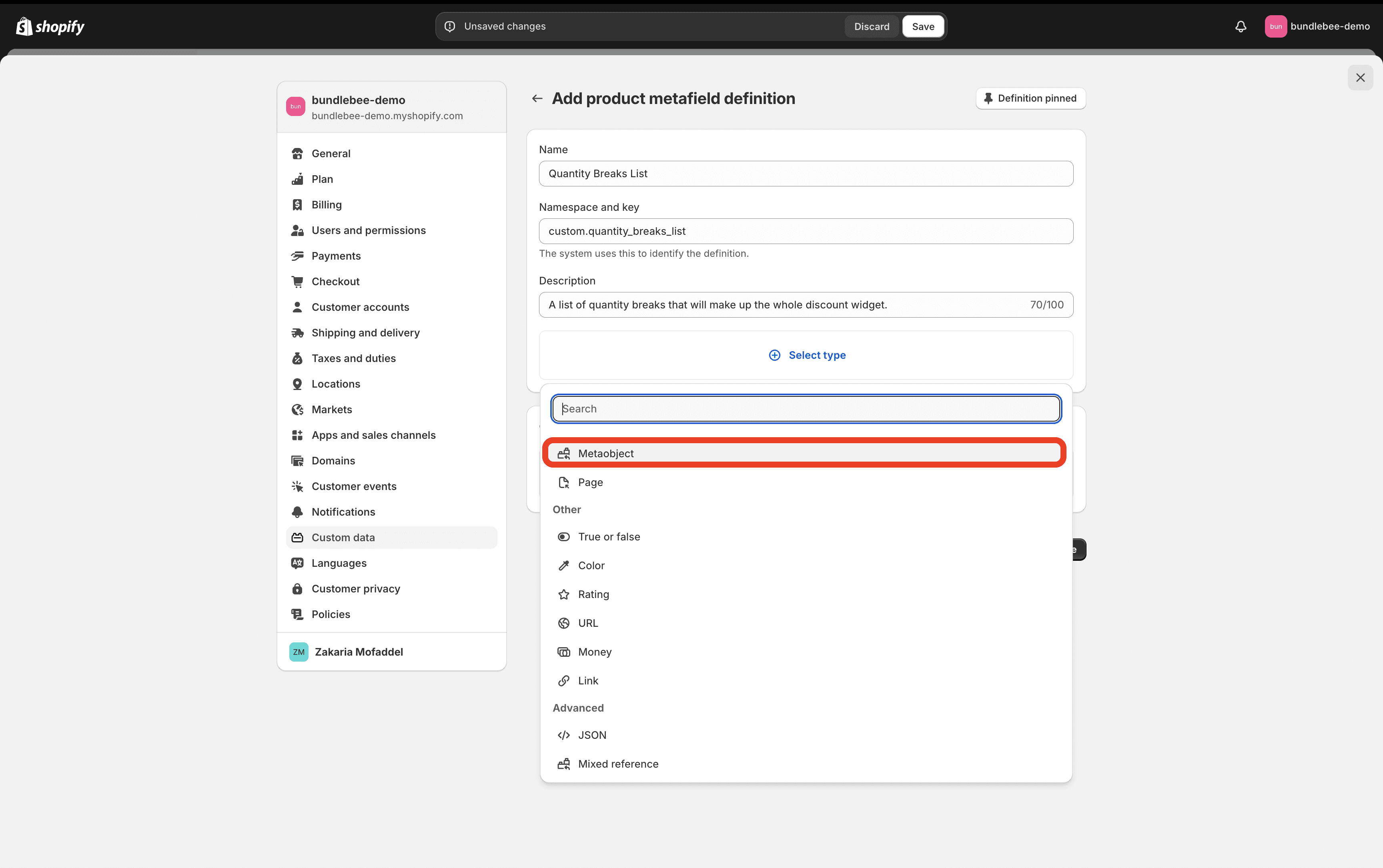 Instructions to find the correct settings