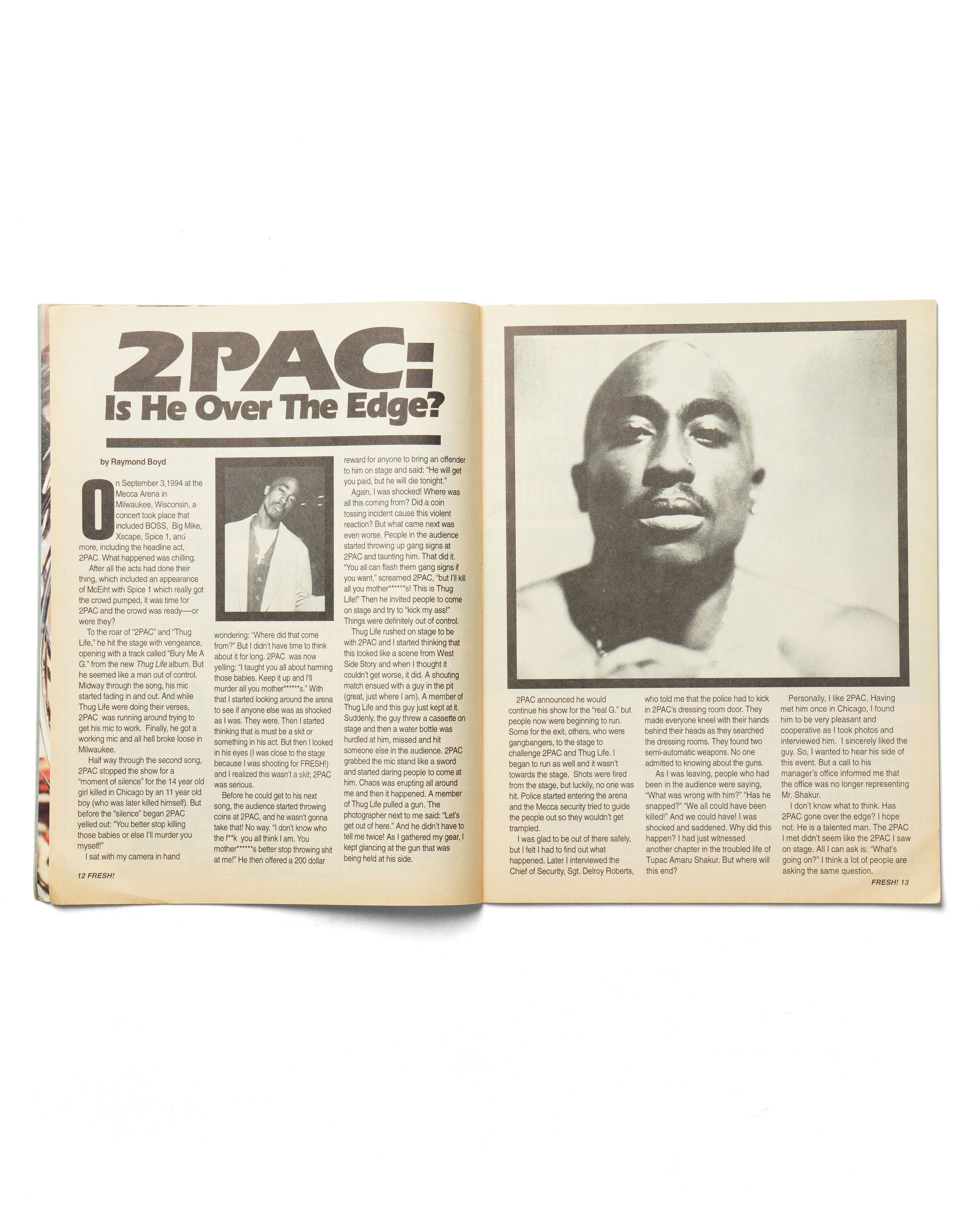 Fresh - December 1994 - Insert