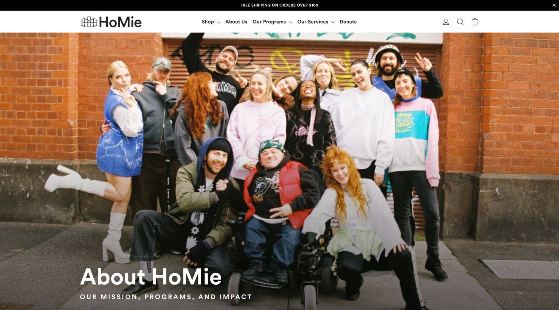 HoMie team in Fitzroy