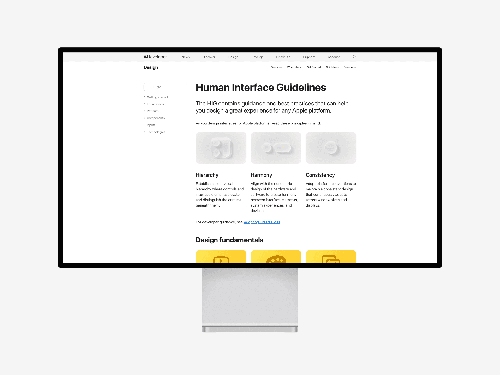 Apple human interface guidelines