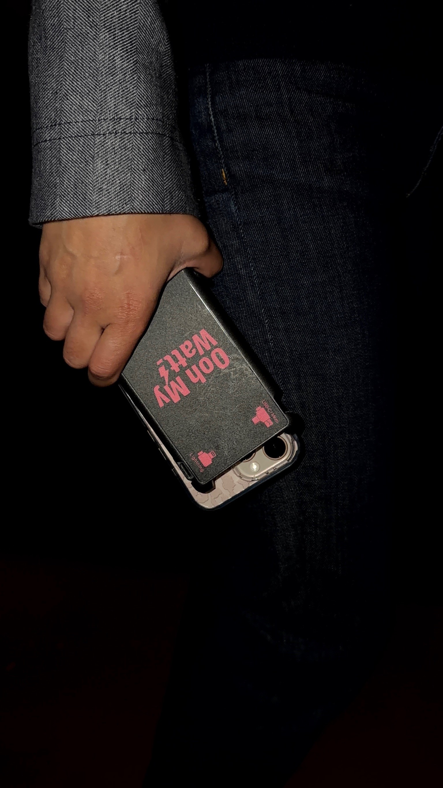 Woman showing her face in the sun