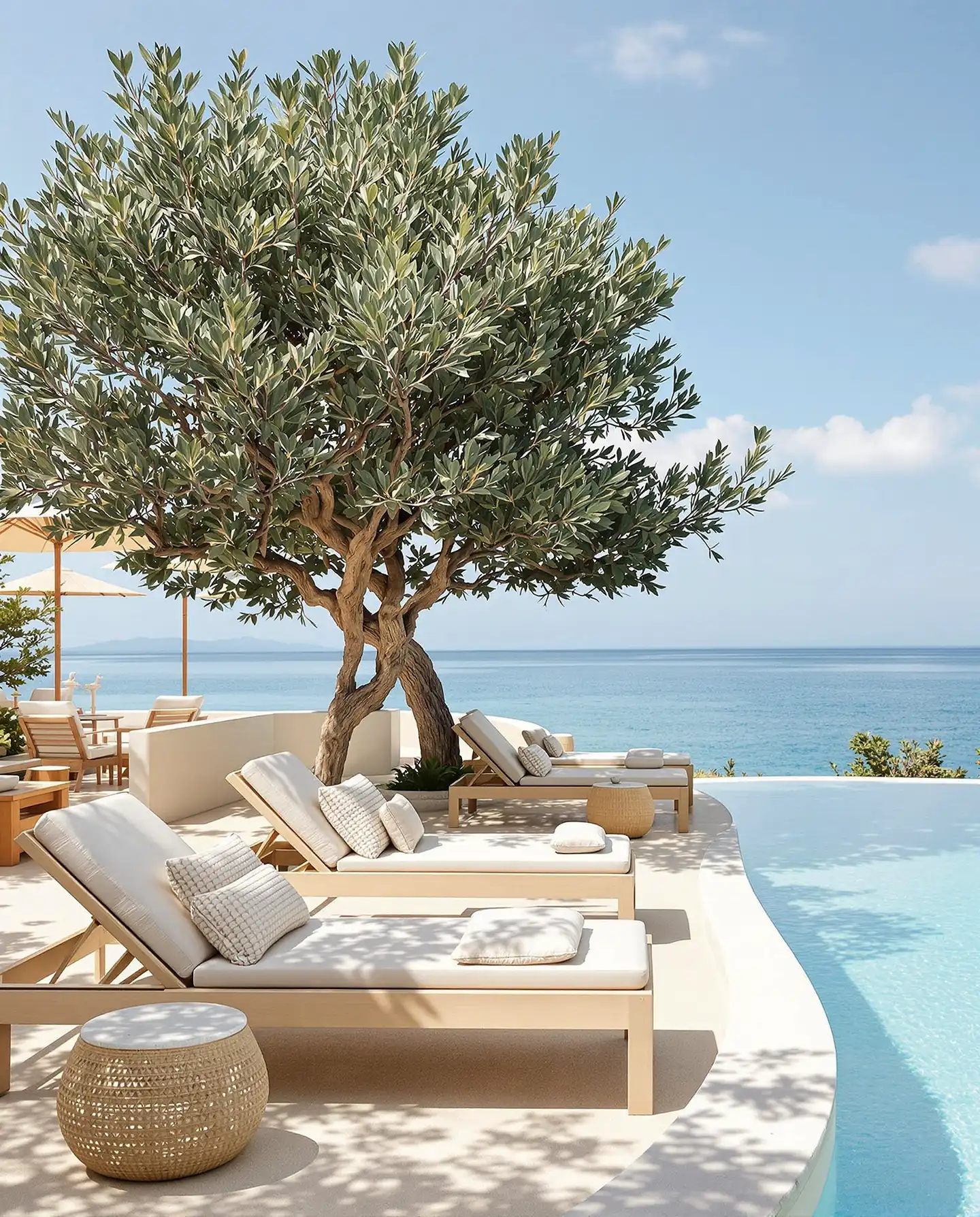 Open beach area in Dubai with sea view and natural light