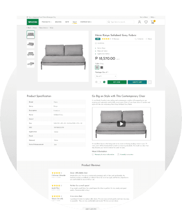 Wilcon Product Detail Page