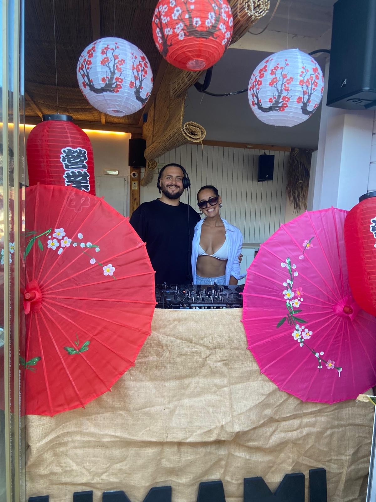 Image of a rapper with headphones