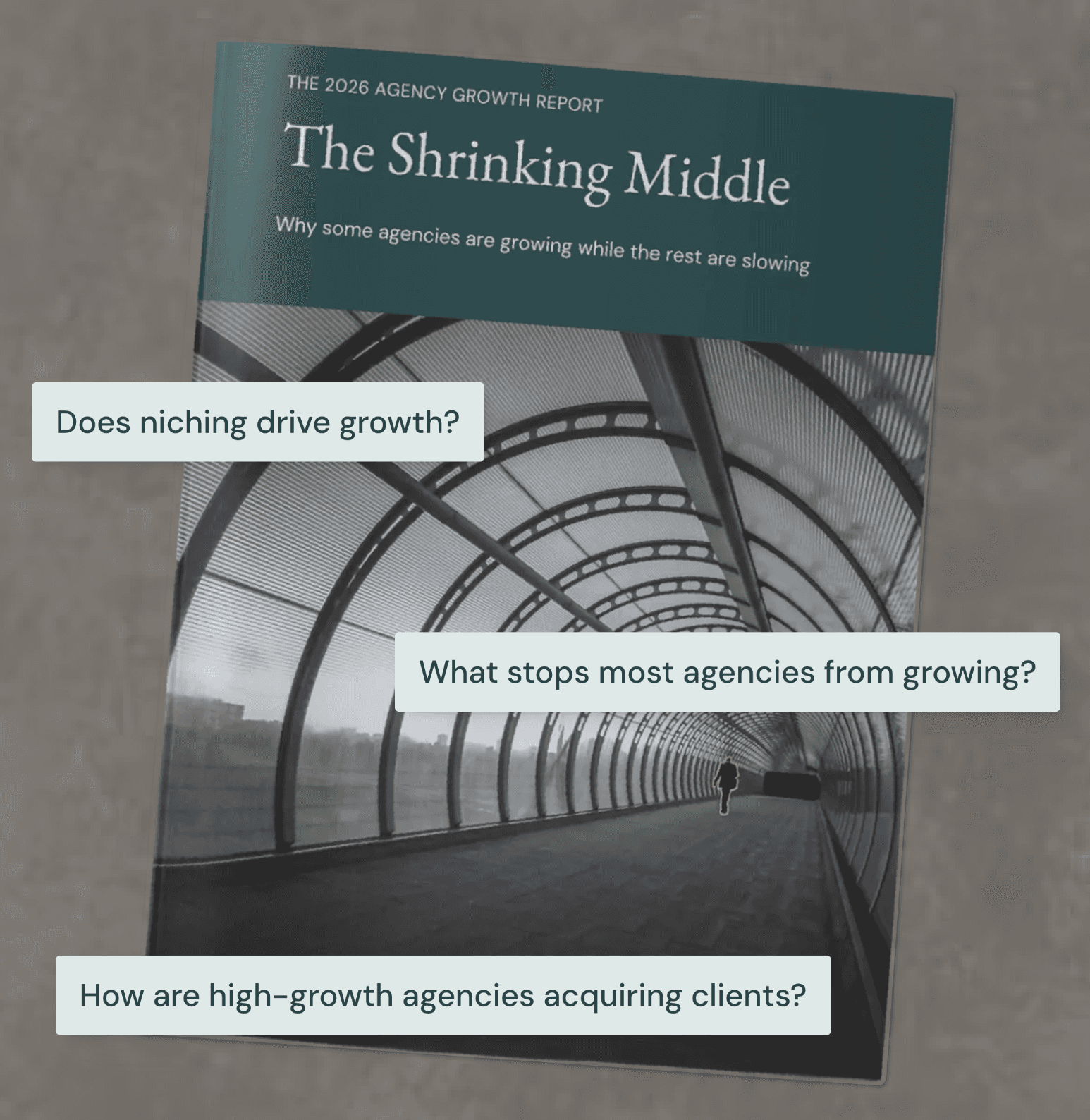 Front cover of the research report: The Shrinking Middle