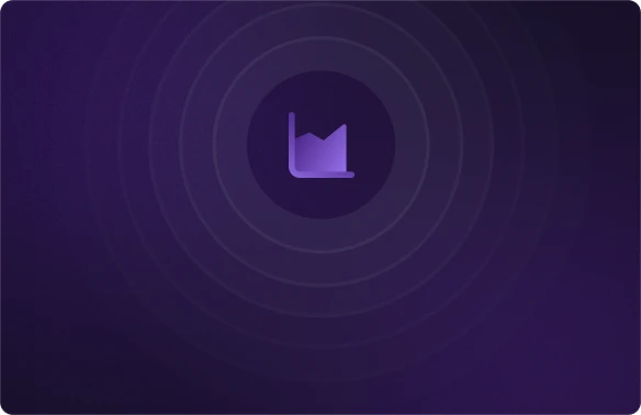 A chart on a purple background