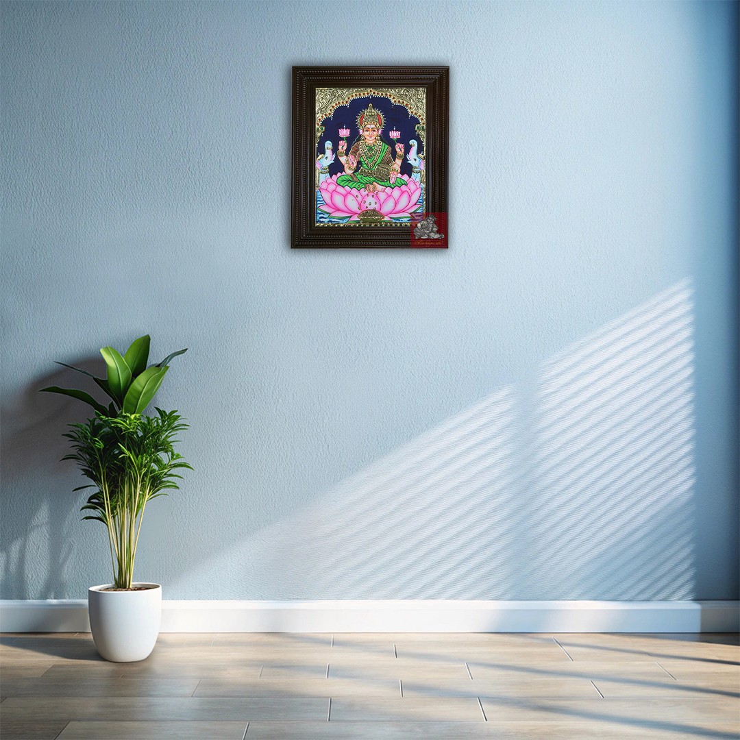 Goddess Lakshmi Tanjore Painting