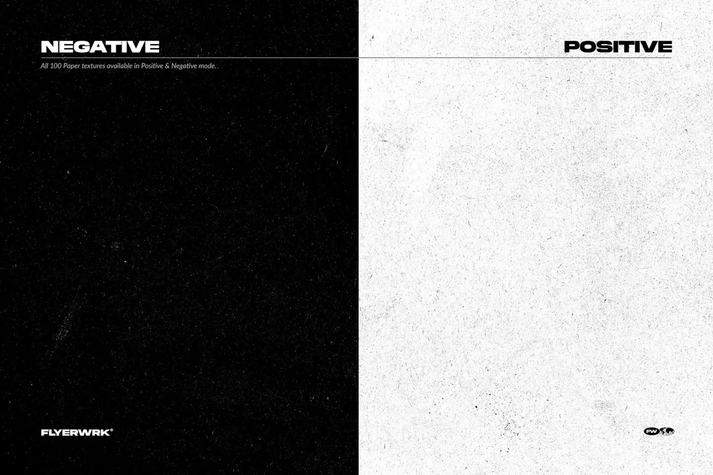 Black paper textures shown in negative and positive versions for design backgrounds