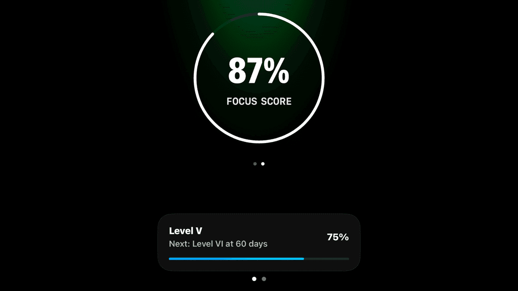 Pattrn app hero section showing habits, insights with focus score, and goal tracking on three iPhone screens