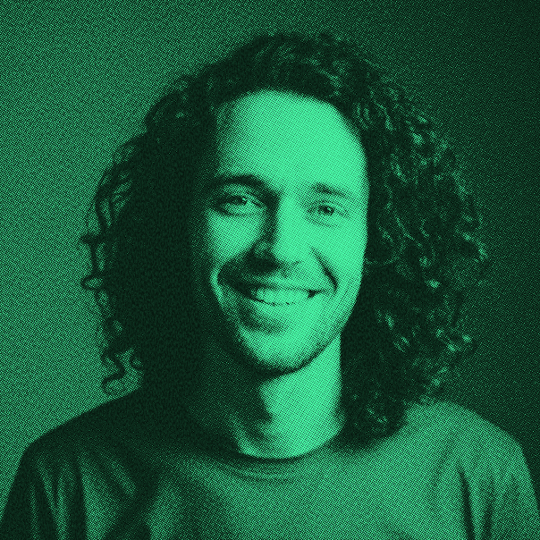 Smiling male team member