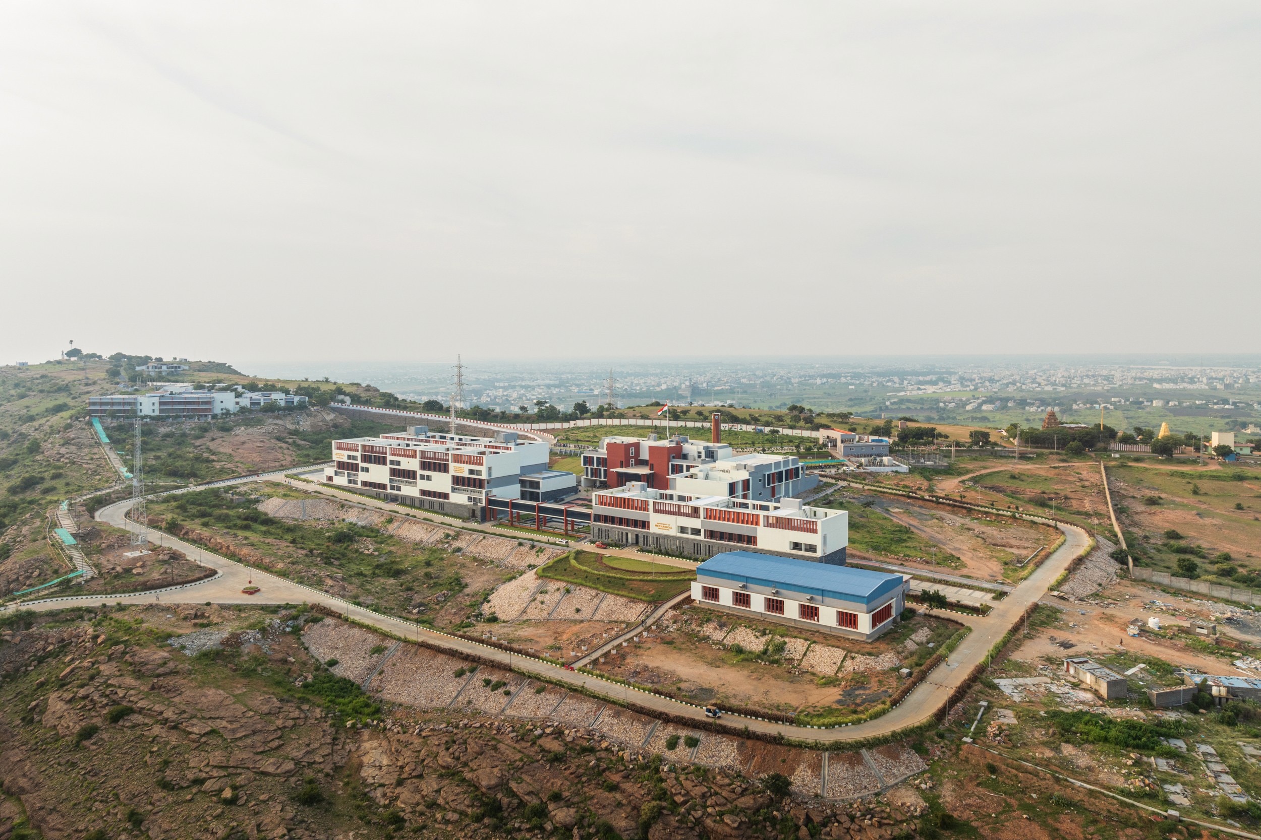 IIITDM Kurnool designed by Urbanframe. Architecture photography by Ekansh Goel, Studio Recall.