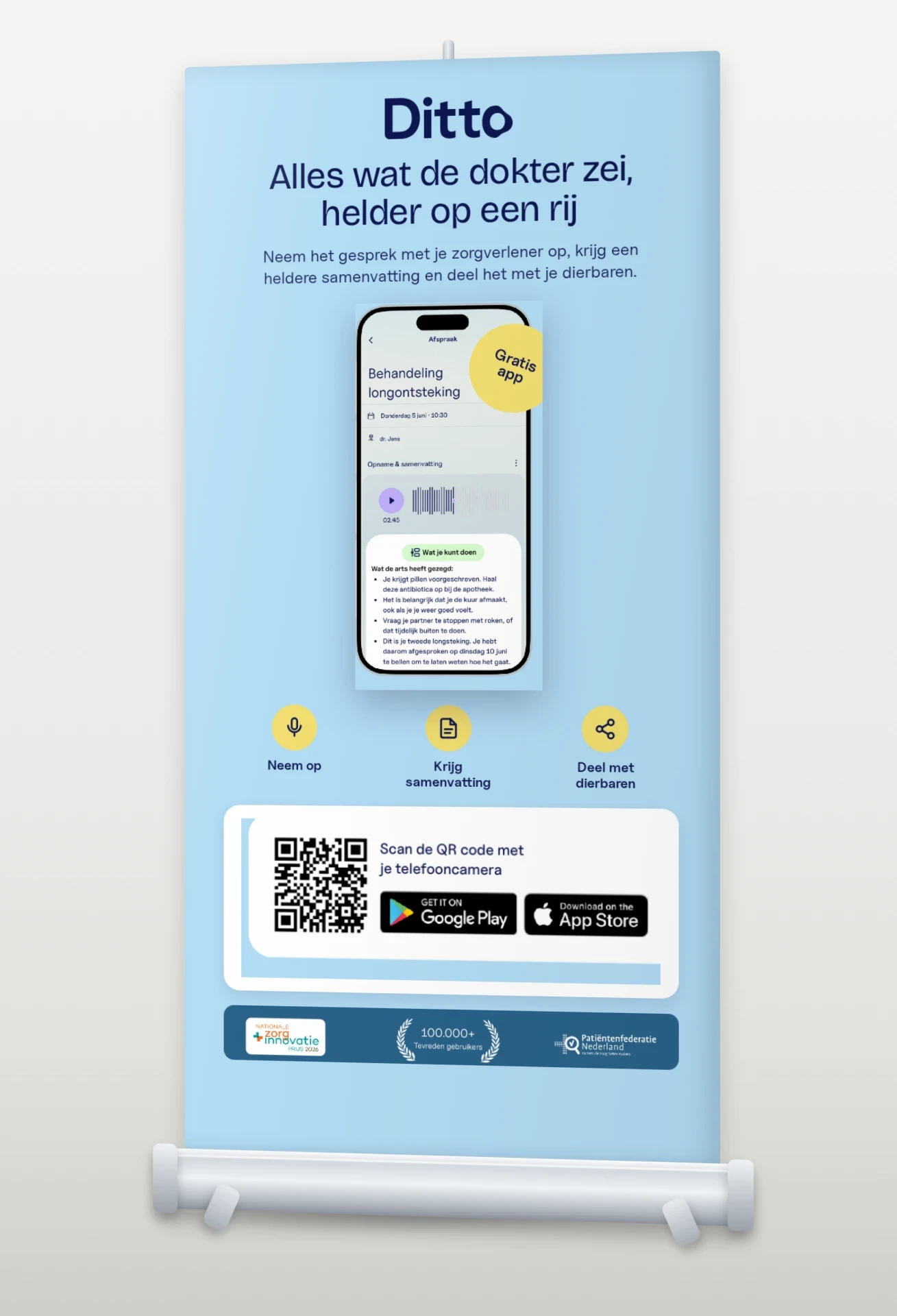 Roll-up banner