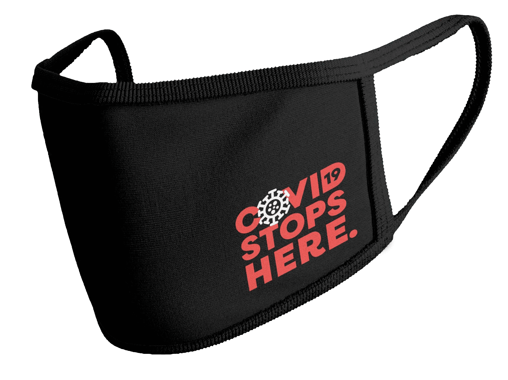 Covid stops here face mask