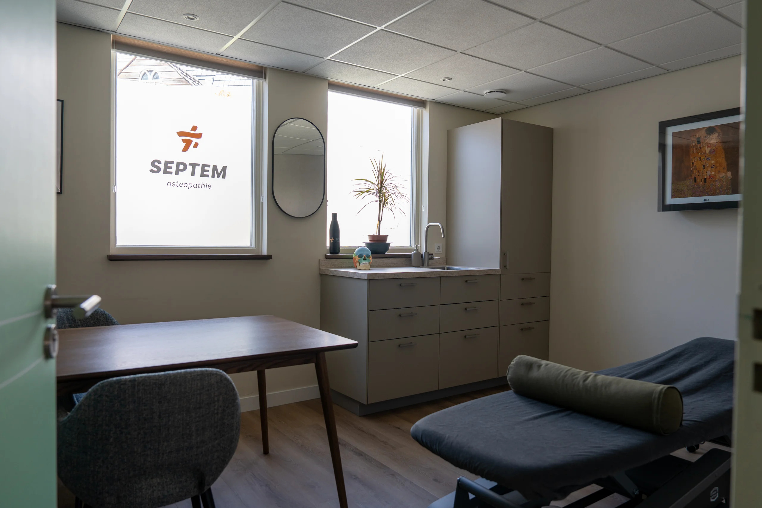 Behandelkamer van Osteopathie Septem