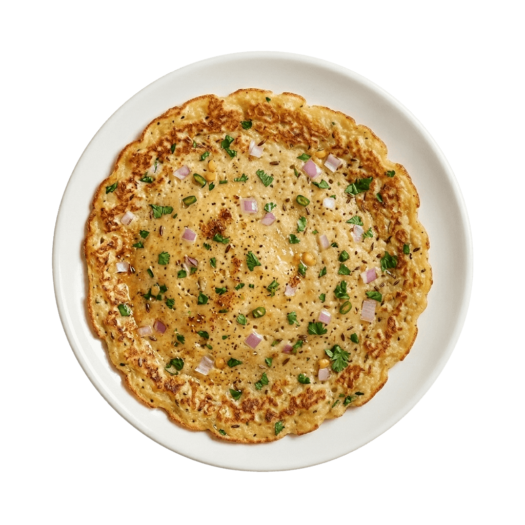 White Ceramic Plate with Omelet