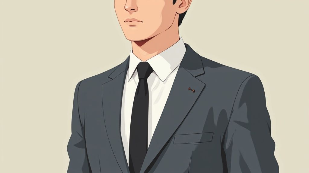 Angemessene Kleidung und Business-Look wählen