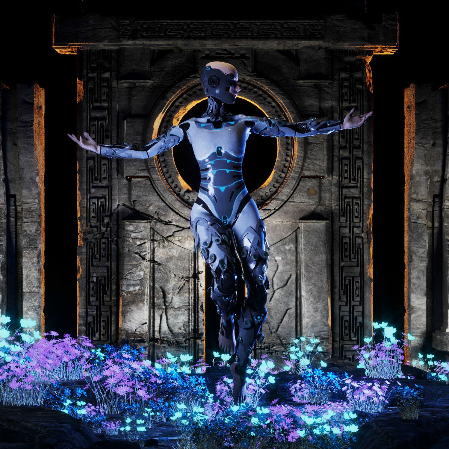 Main stage visuals for Bitget at UNTOLD Festival by RenaiXance.