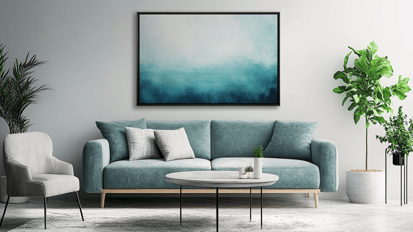 Textured Wall Art and Scandinavian Minimal Decor