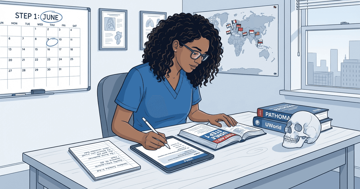 Cover: USMLE Step 1 Exam Preparation: Complete Guide for IMGs (2026)