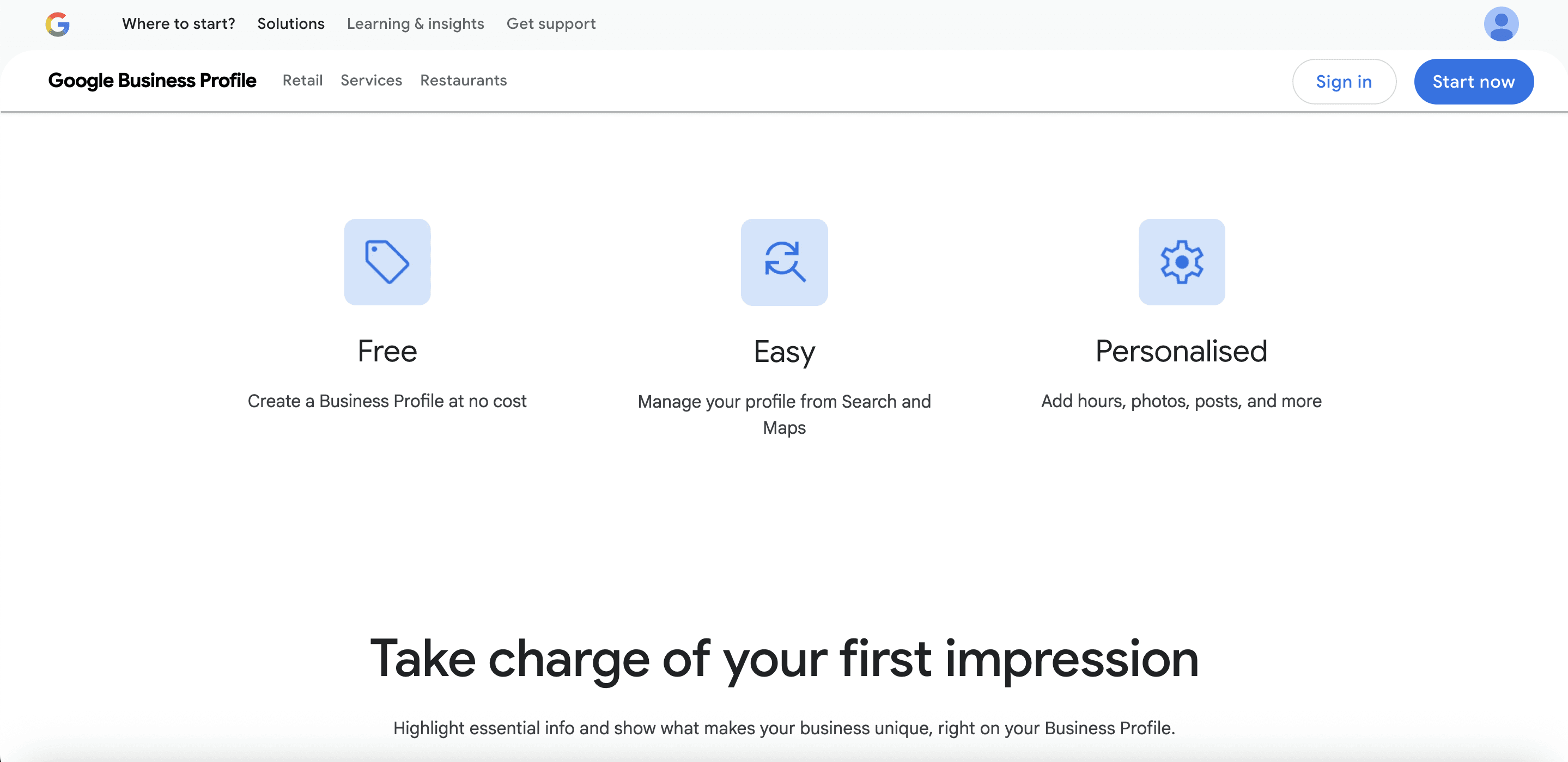 Pro tip: Have your logo and at least 5–10 high-quality photos of your business ready to upload. You'll want these for the optimization phase right after setup.