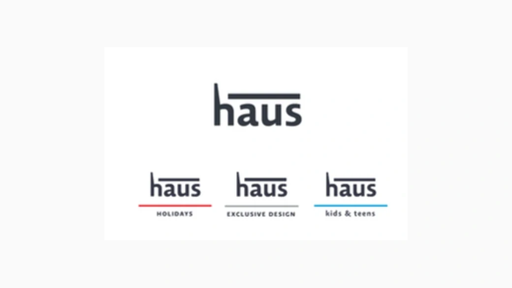 haus identity and refreshed categories: Holidays, Exclusive Design, Kids & Teens.