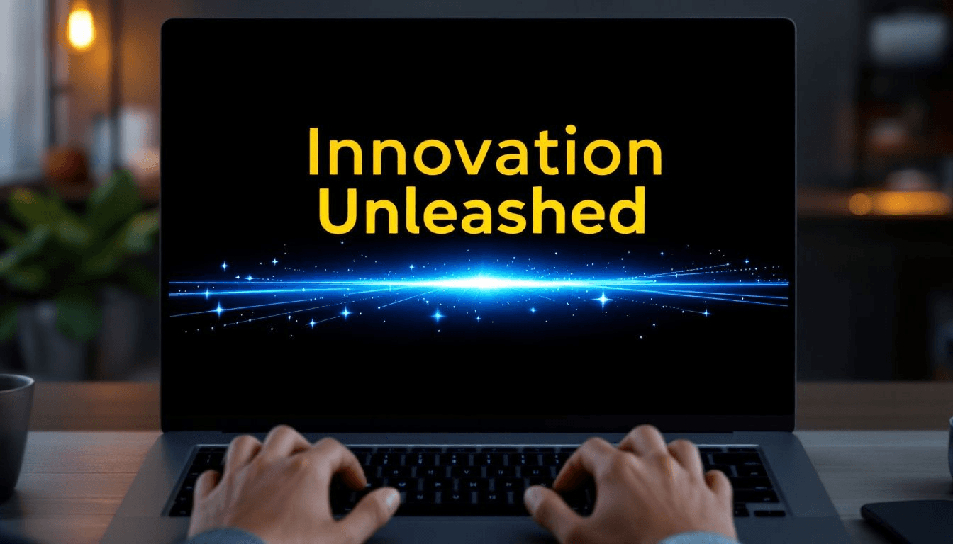 A freelance presentation designer working on a PowerPoint presentation.