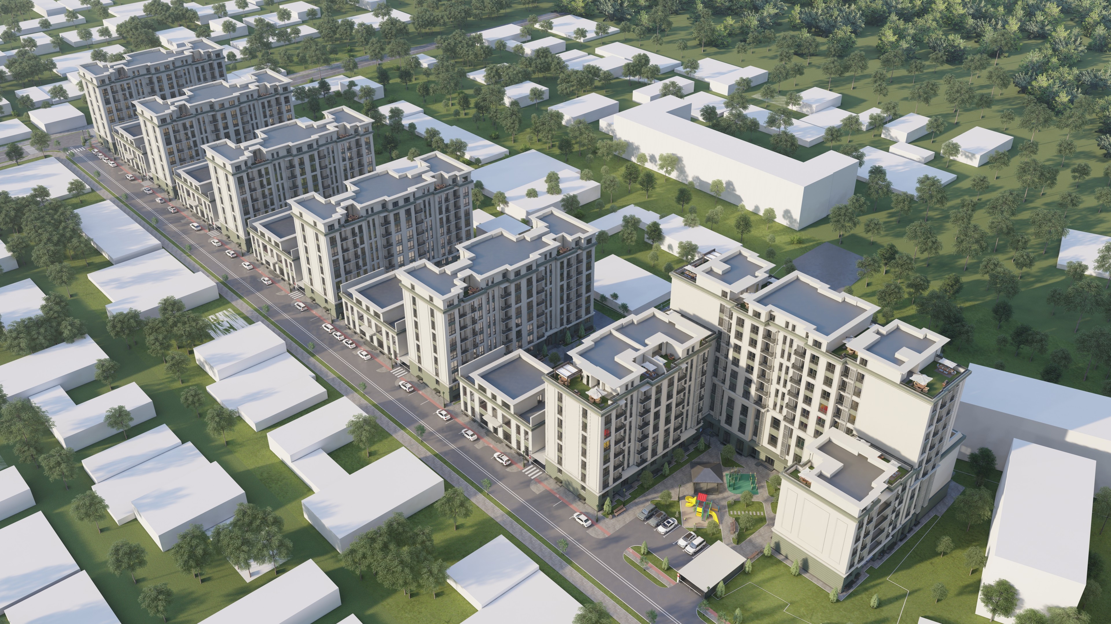 Генплан ЖК Город — планировка квартала