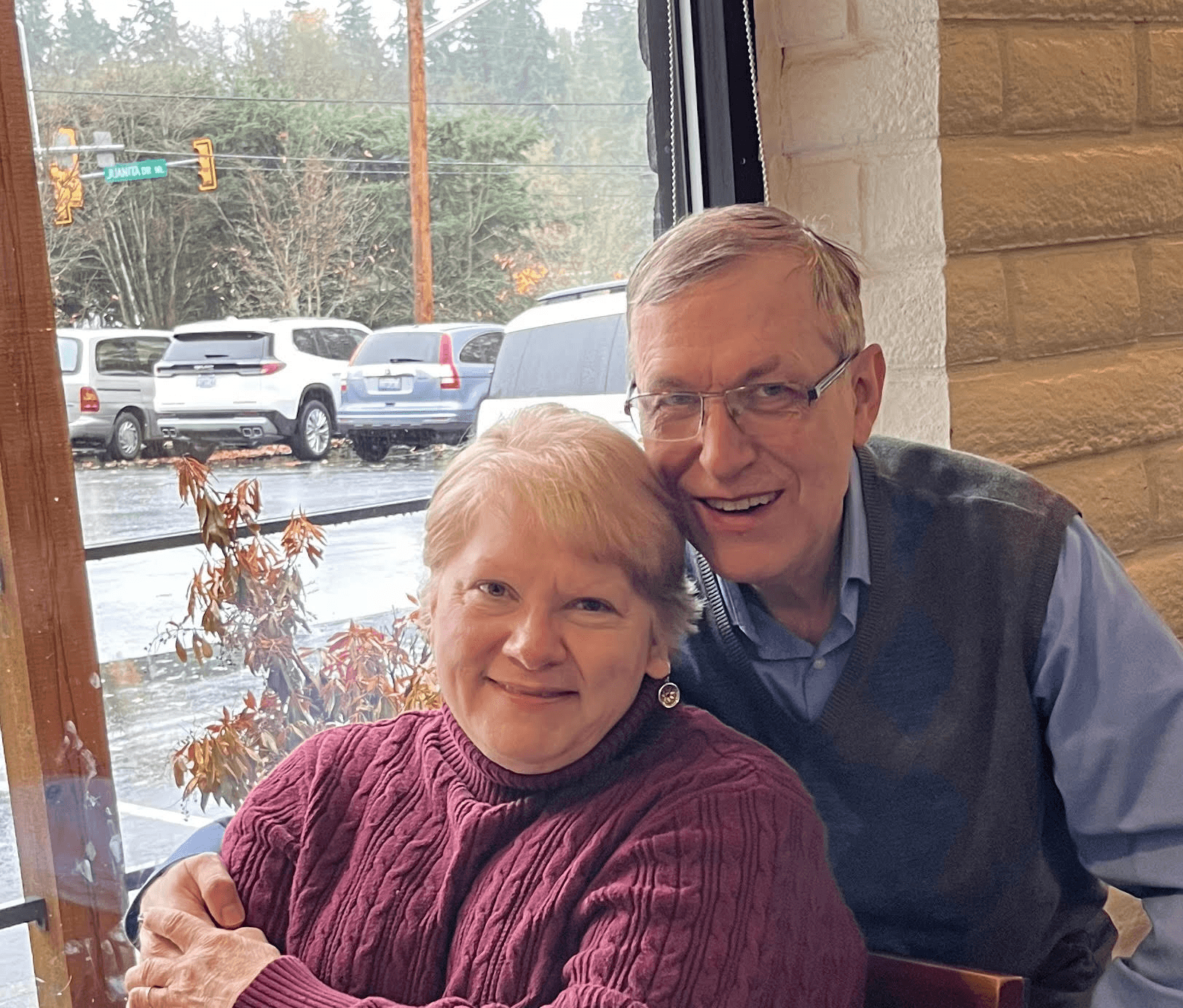 Mary and her husband