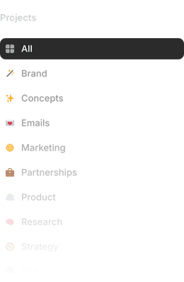 Projects in Framer