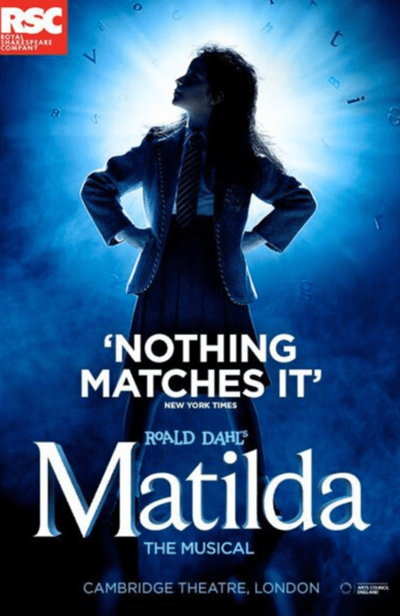 Book now for Matilda at London's Cambridge Theatre. Nothing Matches It!