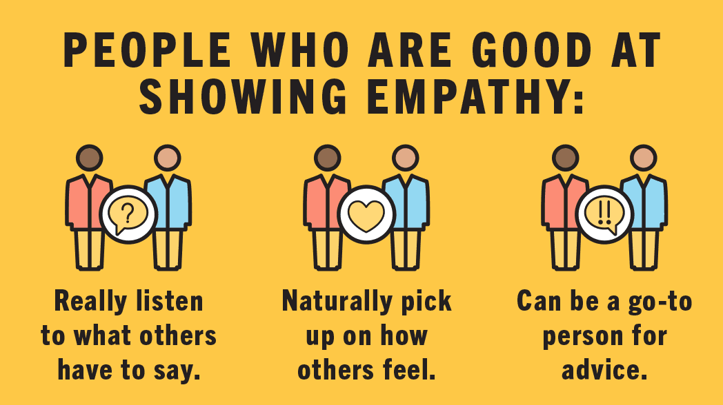people good at showing empathy
