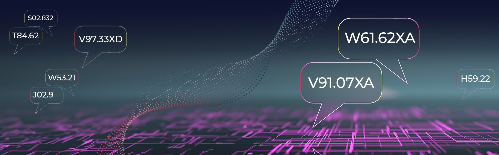 magnifying glass on documents