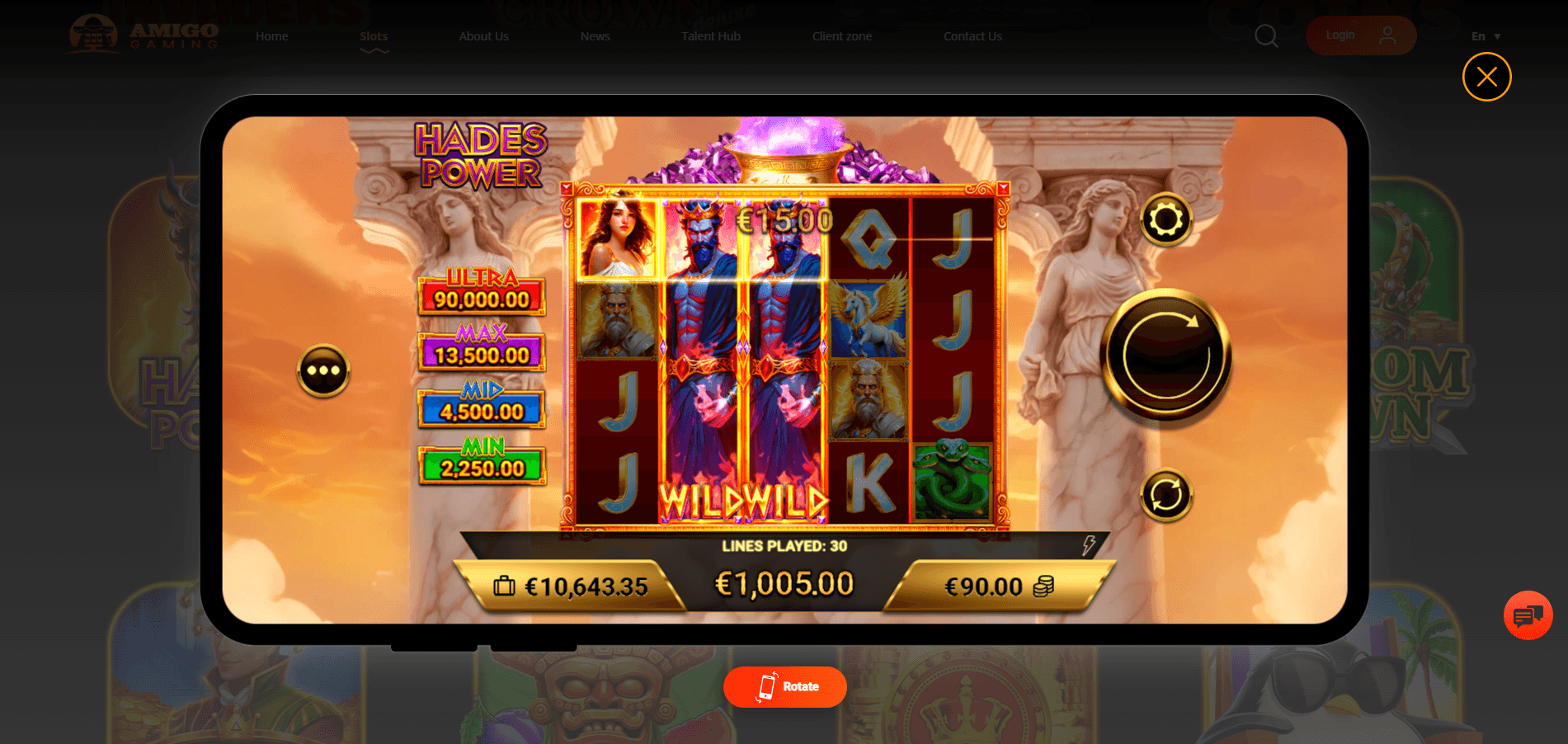 Hades Power slot review, online casino slot features, Greek mythology slot theme, Hades Power Expanding Wilds, Amigo Gaming slot release, slot with Free Games and Scatters, low to medium volatility slots, slots with high multipliers, Pin Win feature slots, demo version slot gameplay, November 2024 slot release, casino game with mythology theme, Genco Digital slot affiliate, Hades Power maximum multiplier, immersive online slot experience