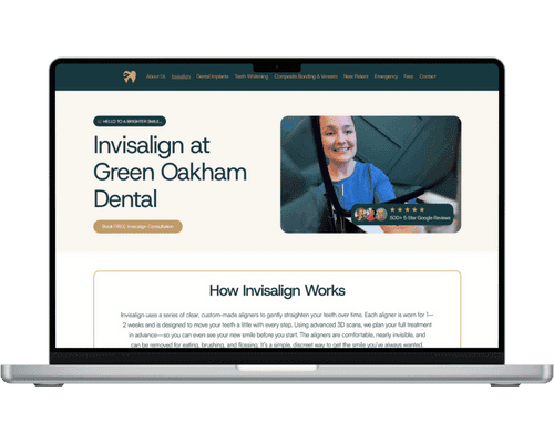 A phone and a monitor displaying the Used Racking UK website, designed and developed by Nimble Media. The website features a clean, professional layout showcasing various industrial racking solutions.