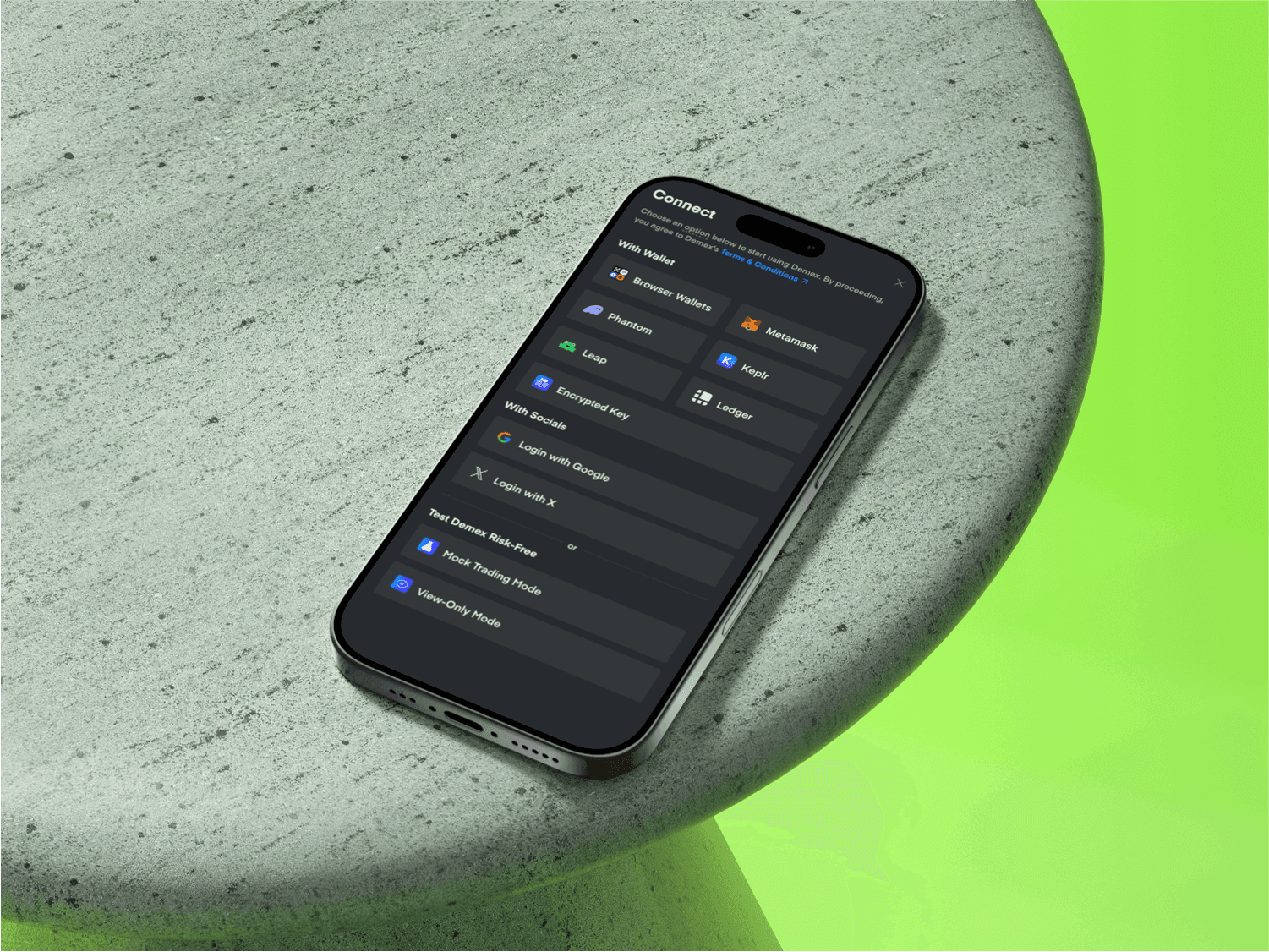 Tablet showing Bloomy UI
