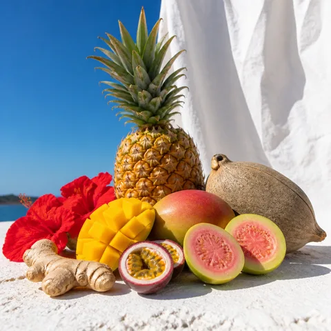 Fruits du Cameroun fraîchement récoltés