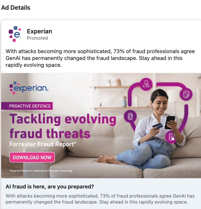 Marketing Spotlight Experian paid advertising