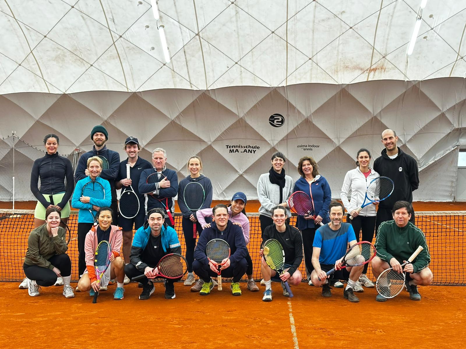 Tenniscamp Neujahr Gruppenbild