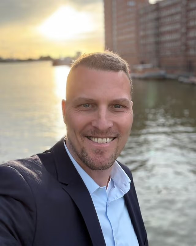 Michael Scheidel am Hafen