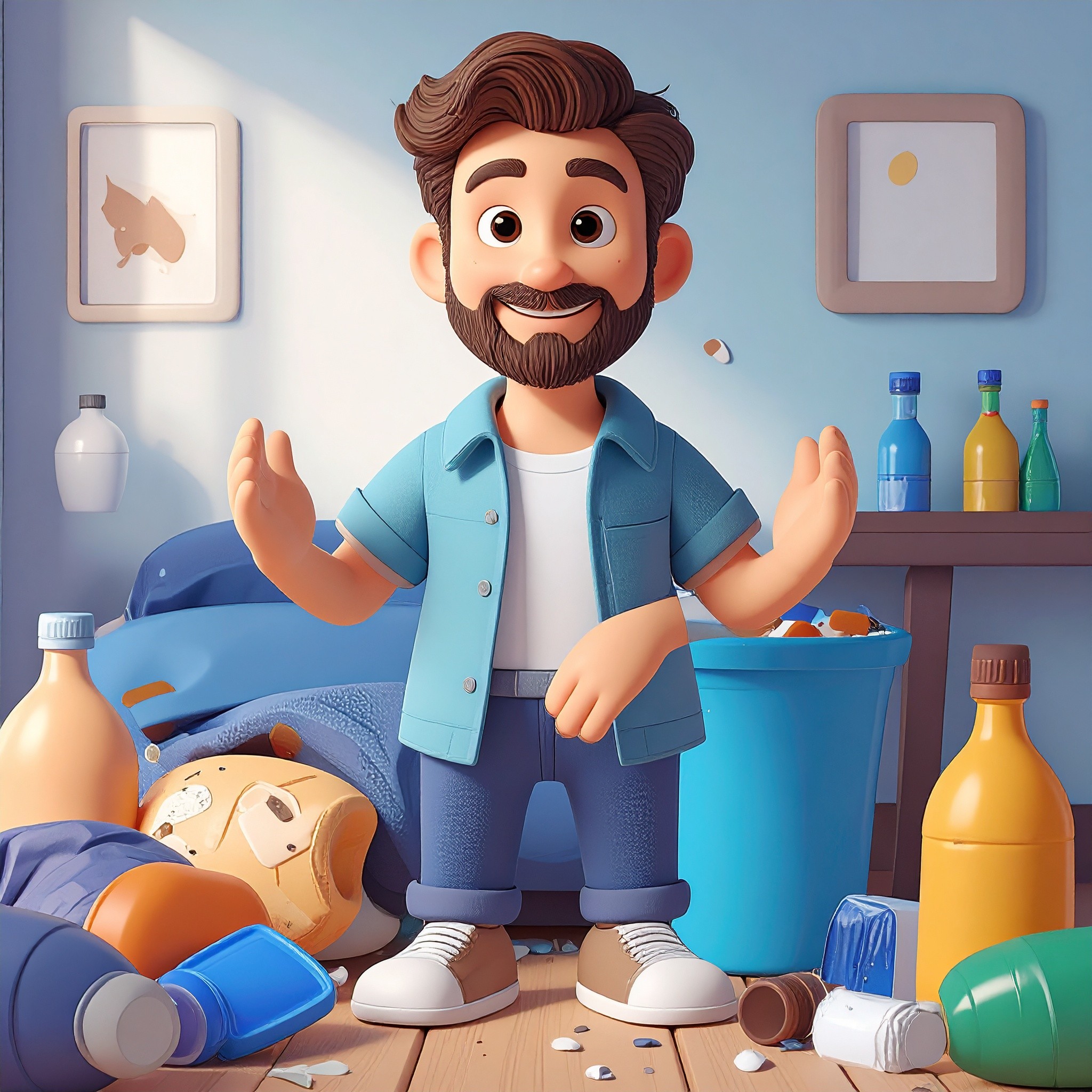 Messiewohnung zum Festpreis säubern