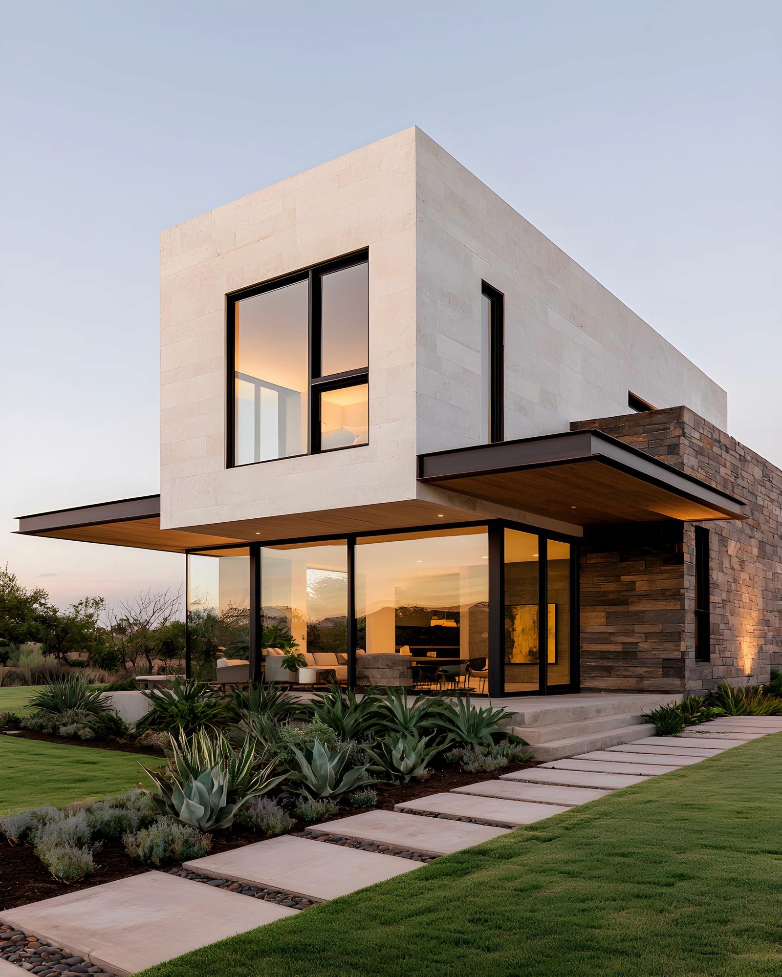 Modern house construction