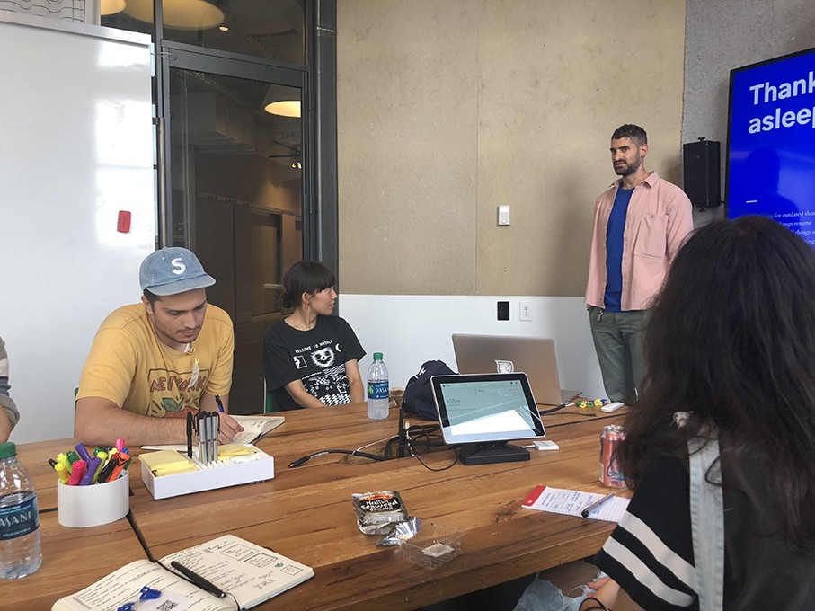a course class with students and the teacher