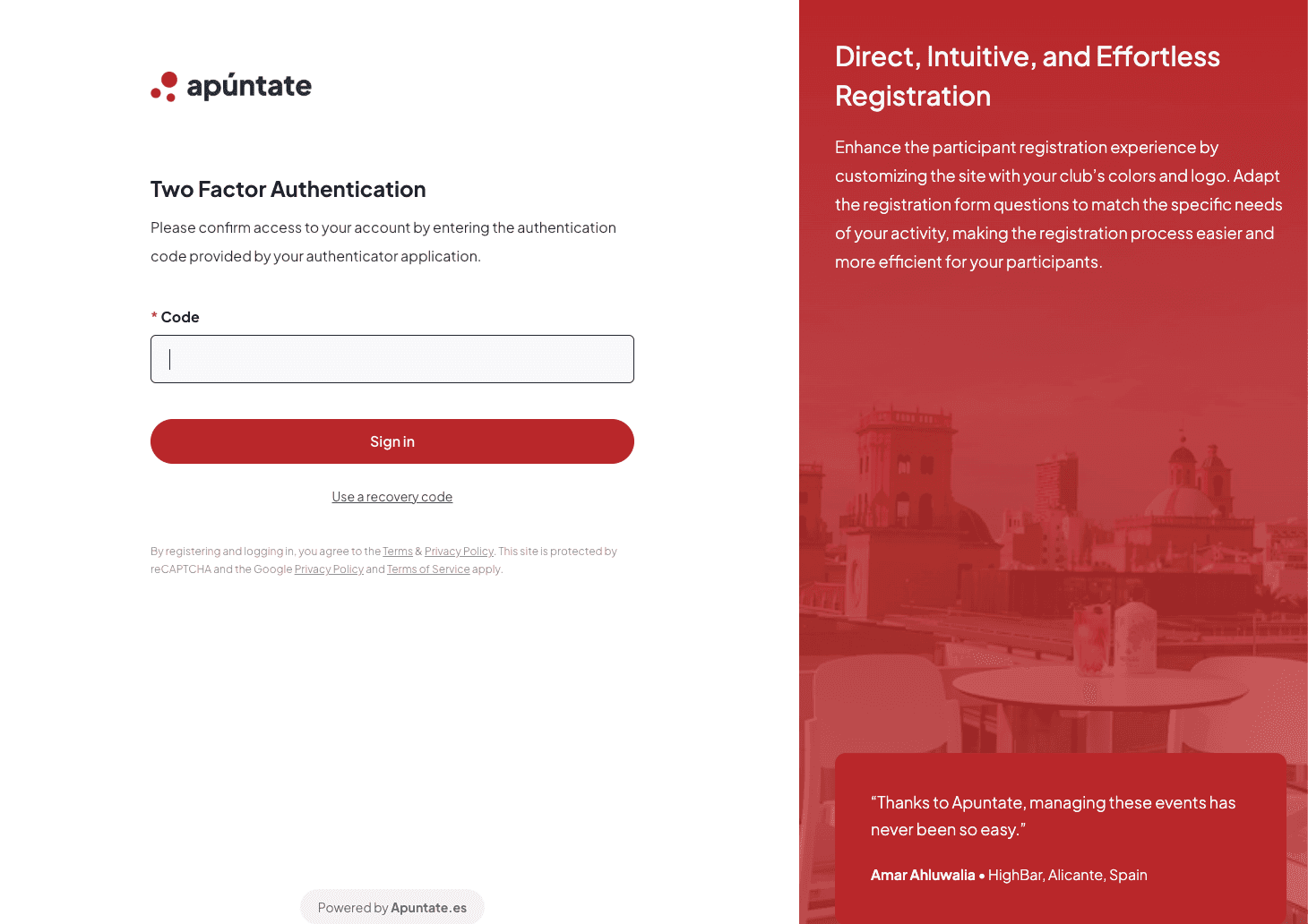 Accès super admin sécurisé
