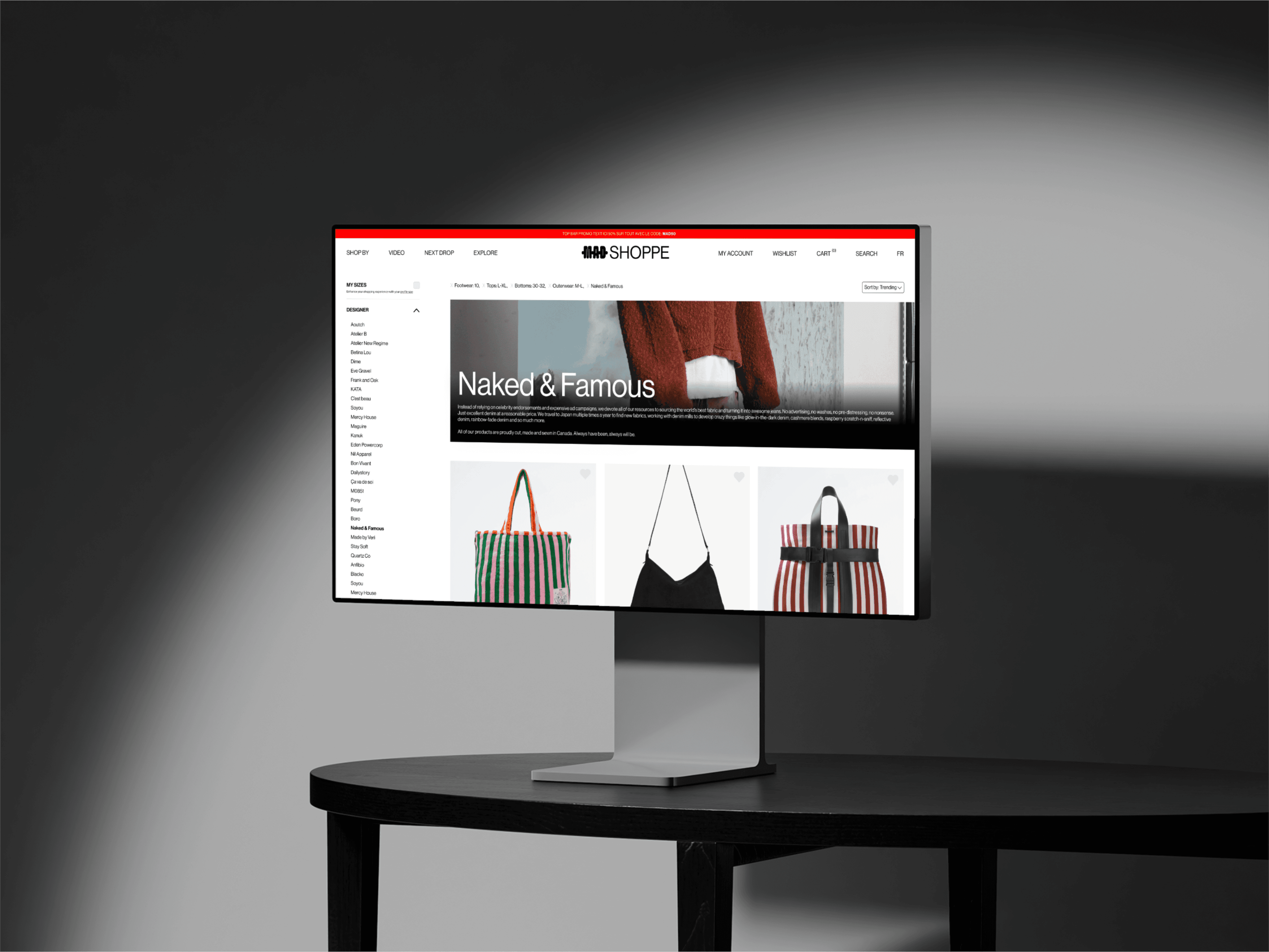 Shop Gallery Page