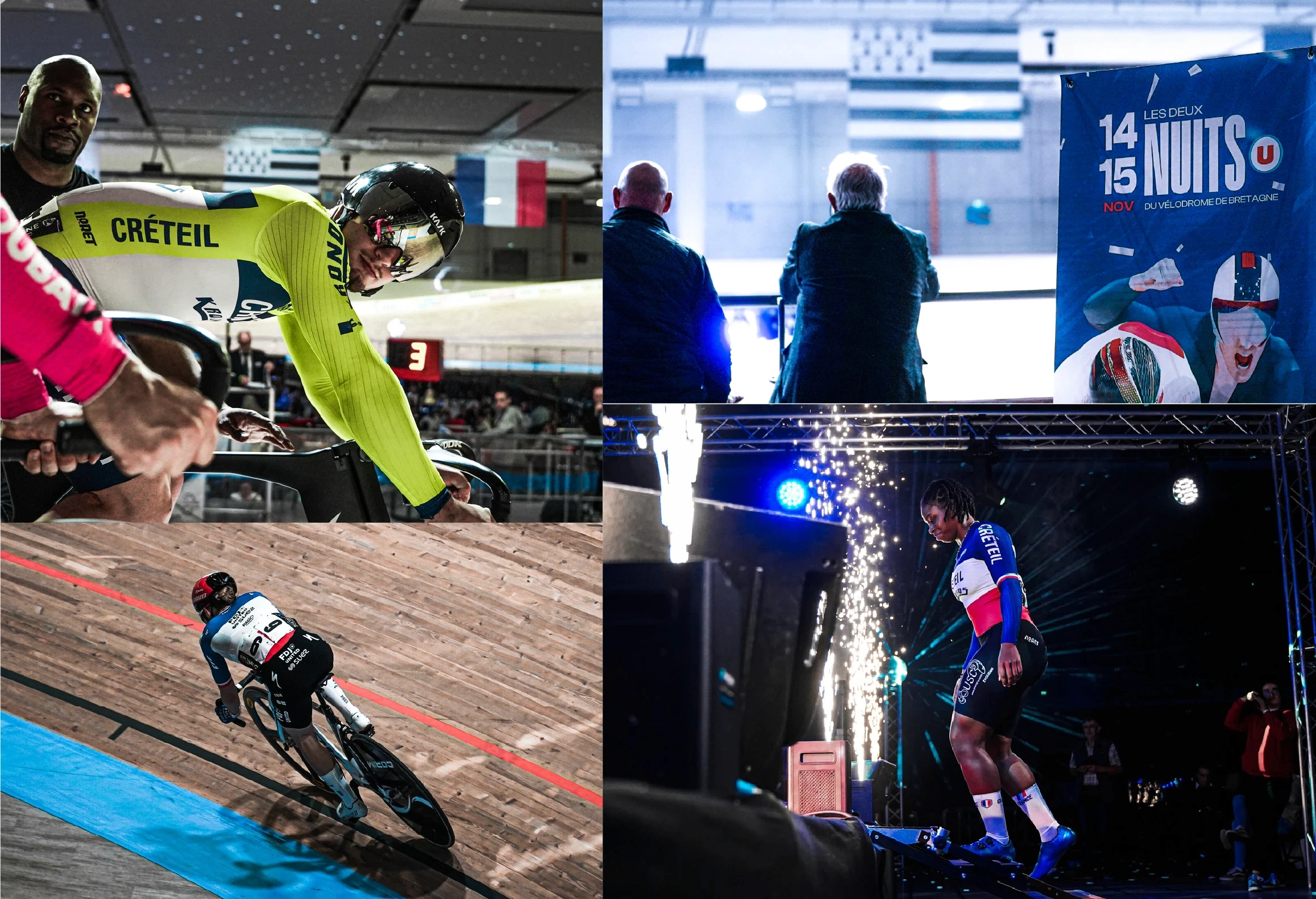 Signalétique événementielle pour Les Deux Nuits U au Vélodrome de Bretagne